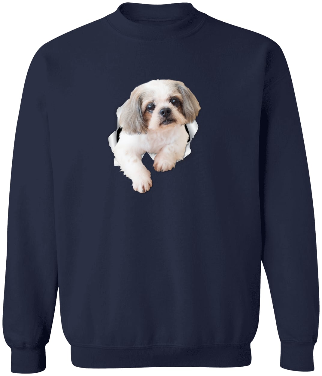 G180 Gildan Crewneck Pullover Sweatshirt - Navy