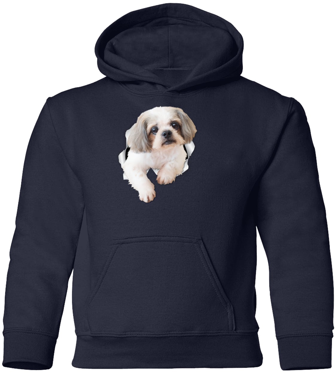 G185B Gildan Youth Pullover Hoodie - Navy