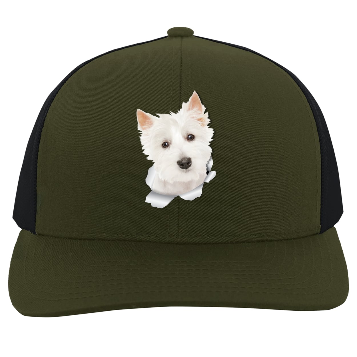104C Trucker Snap Back - Moss/Charcoal