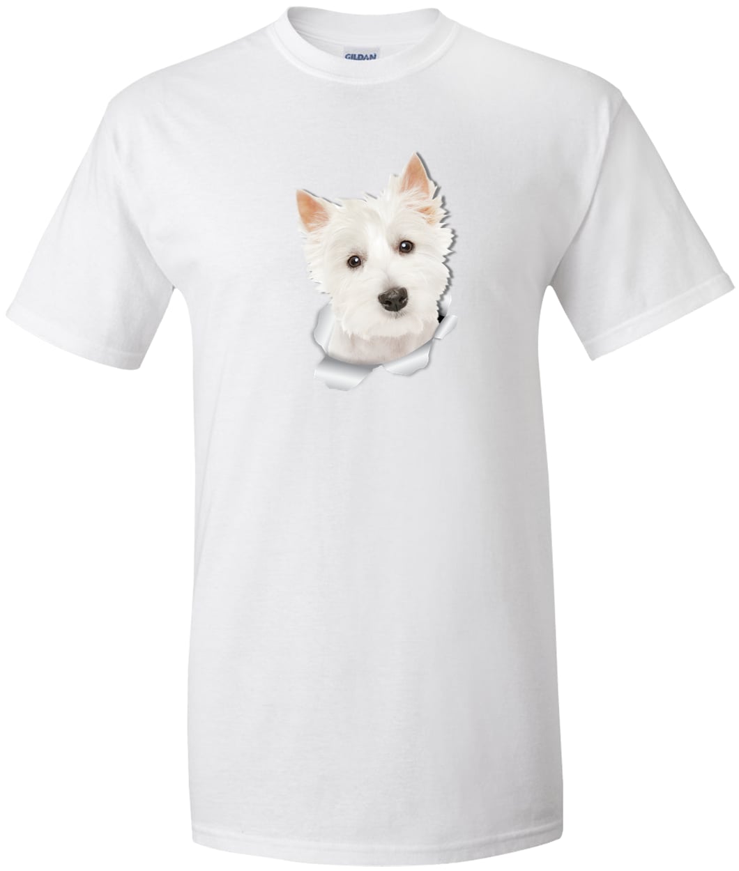 G200T Gildan Mens Tall Ultra Cotton Tee - White