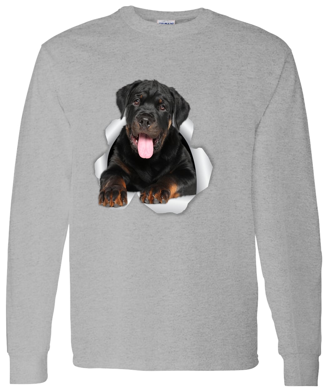 G540 LS T-Shirt 5.3 oz. - Sport Grey