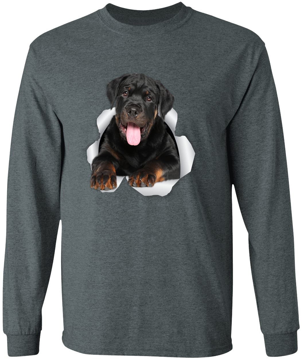 G540 LS T-Shirt 5.3 oz. - Dark Heather