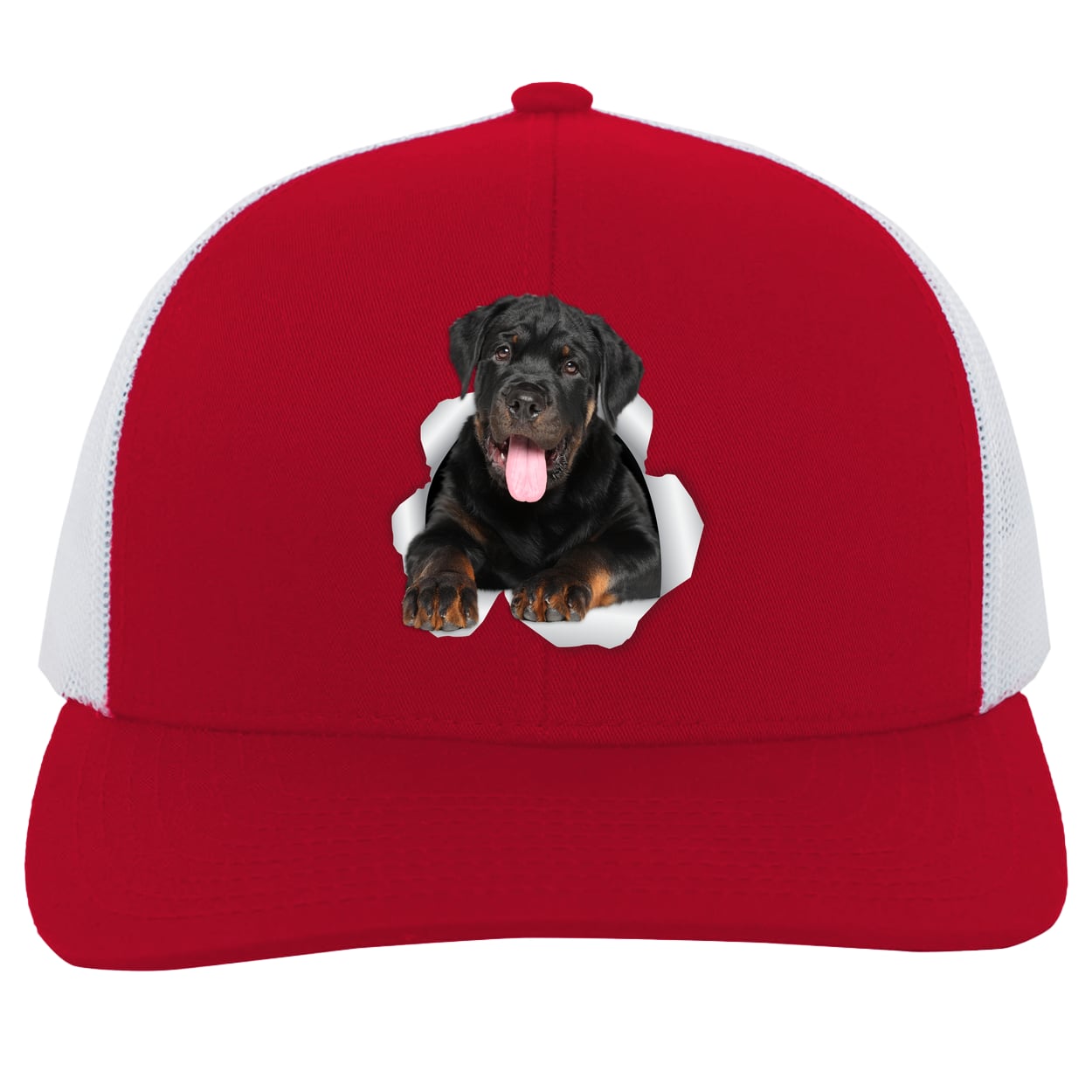 104C Trucker Snap Back - Red/White