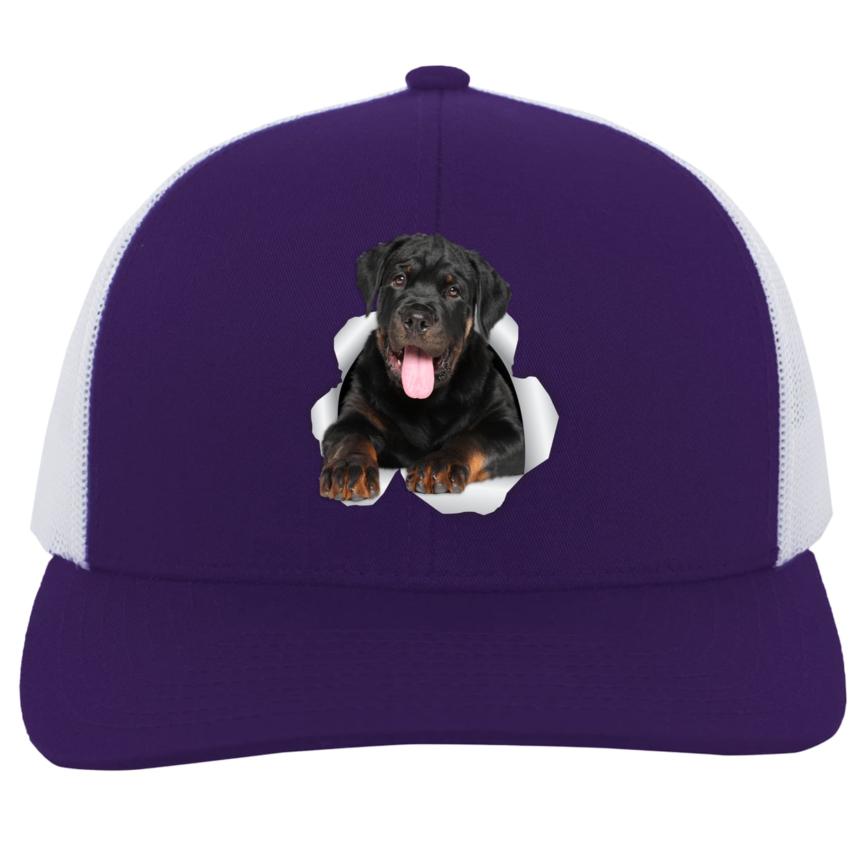 104C Trucker Snap Back - Purple/White