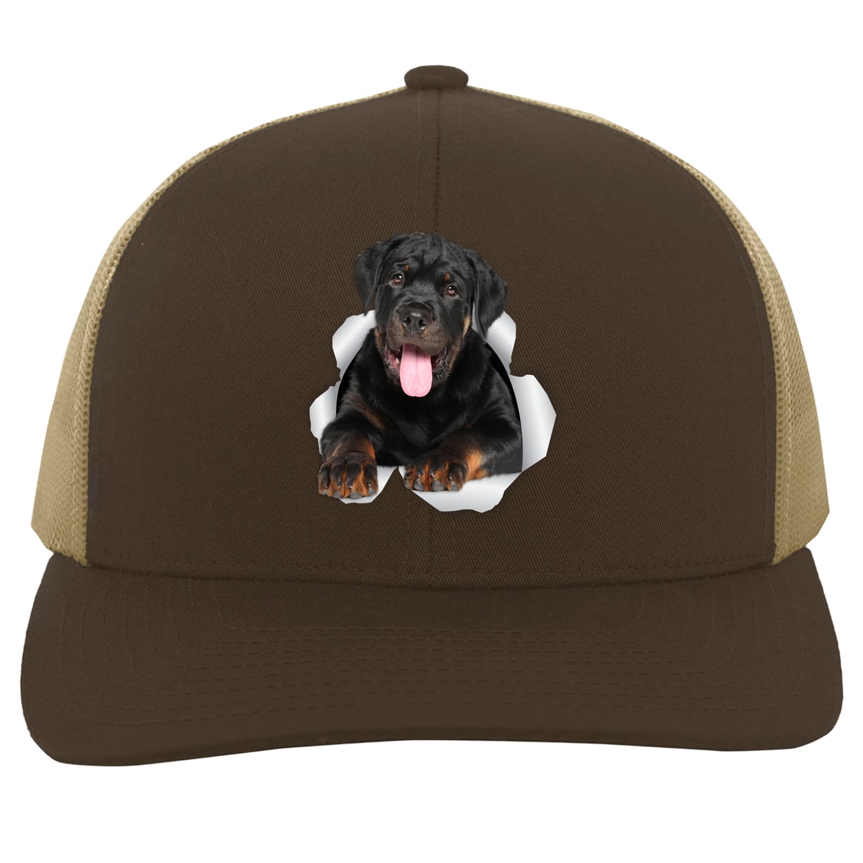 104C Trucker Snap Back - Brown/Khaki