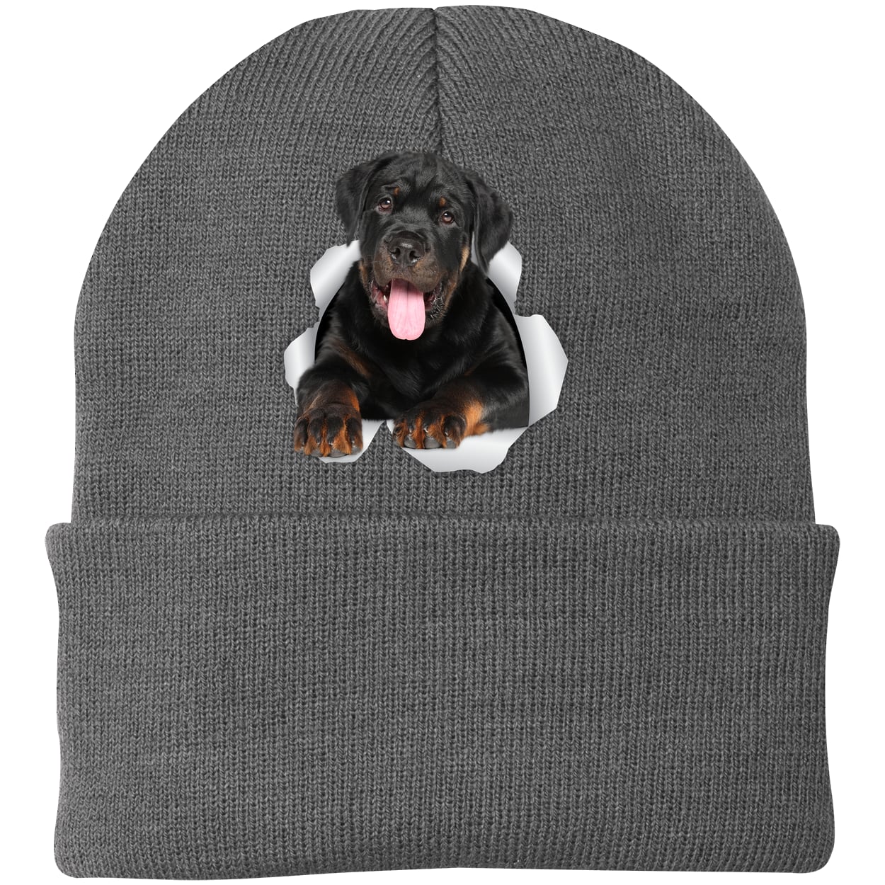 CP90 Port & Company Knit Beanie - Athletic Oxford