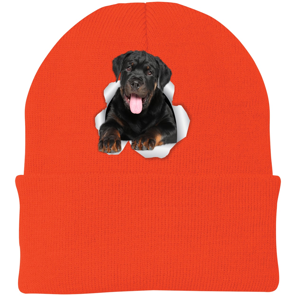 CP90 Port & Company Knit Beanie - Athletic Orange