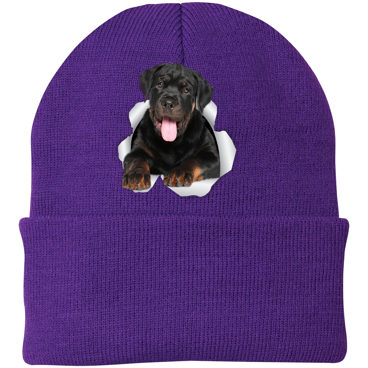CP90 Port & Company Knit Beanie - Athletic Purple