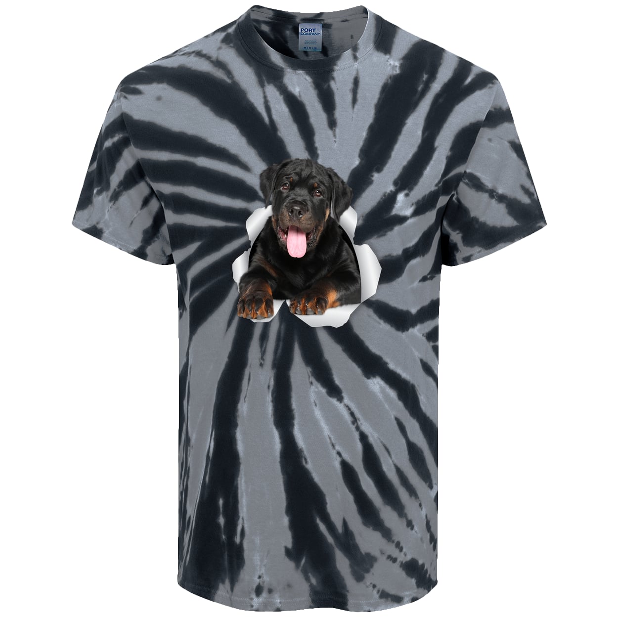 PC147 Port & Company Tie-Dye Tee - Black