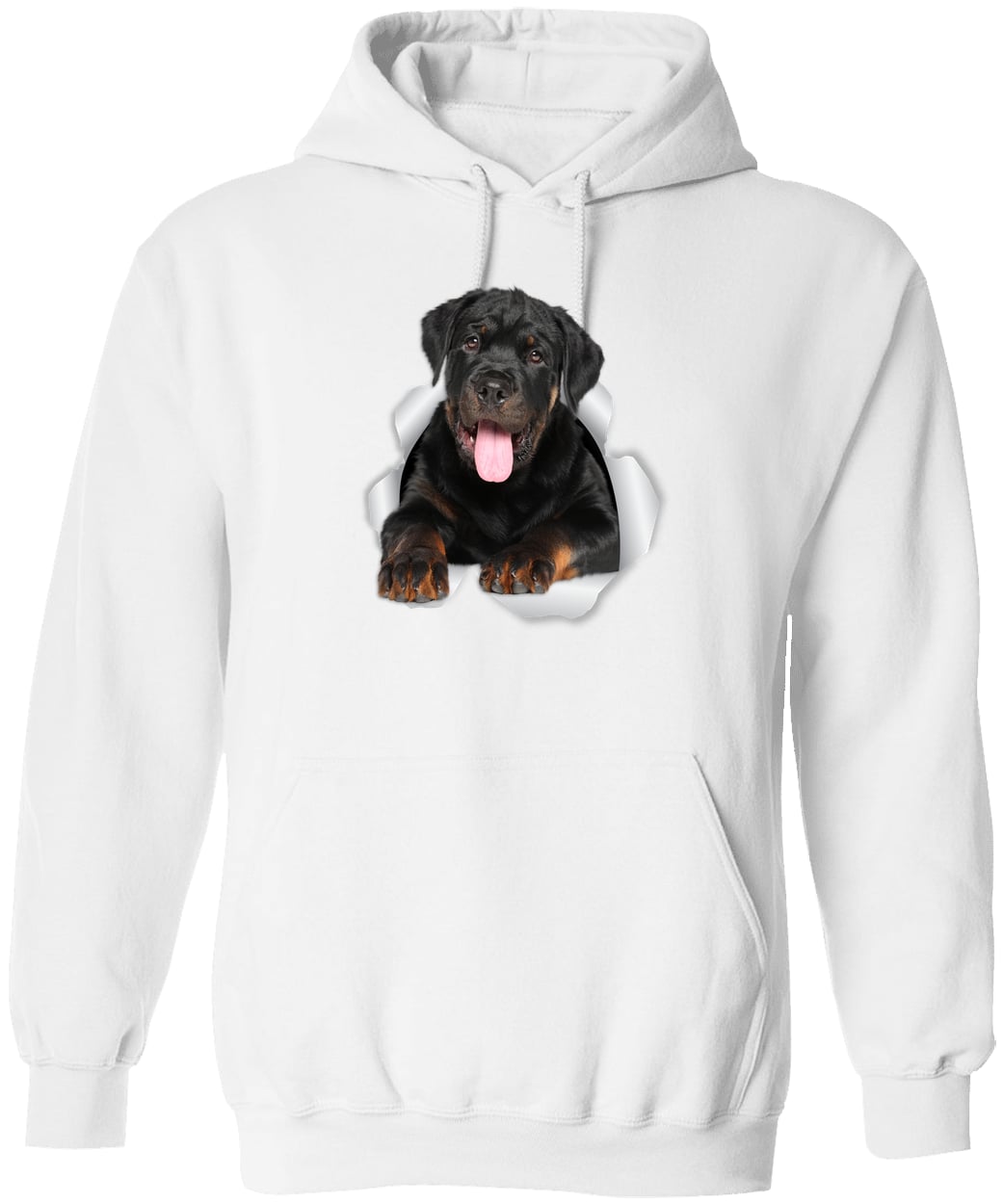 G185 Gildan Pullover Hoodie - White