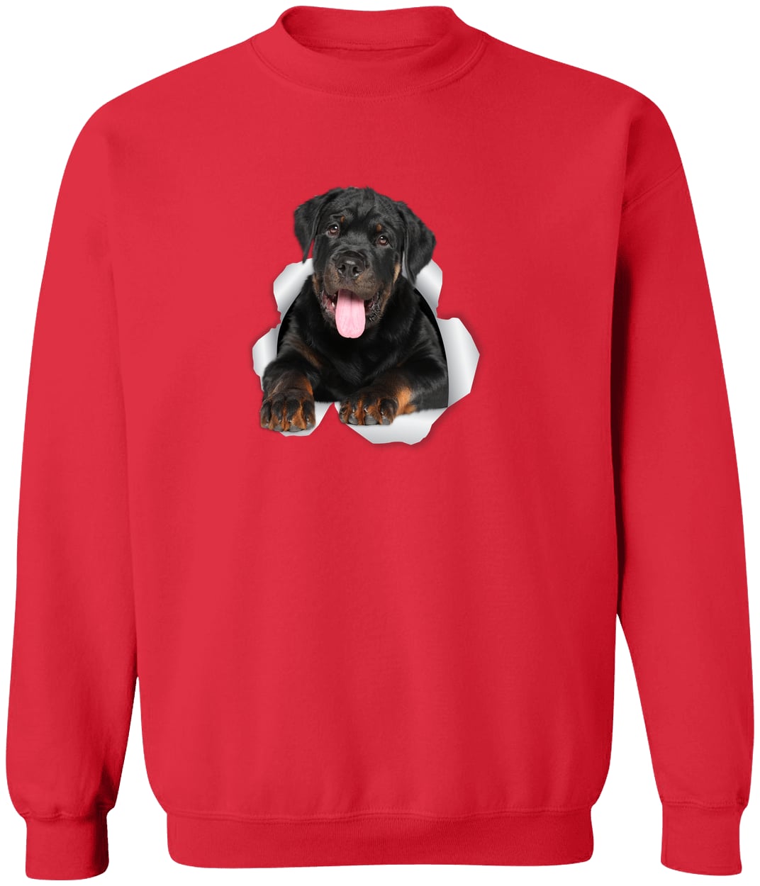 G180 Gildan Crewneck Pullover Sweatshirt - Red