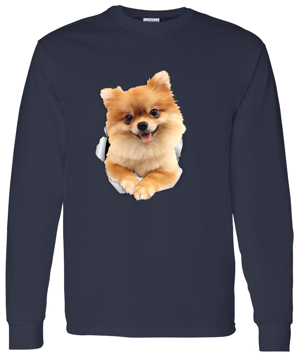 G540 LS T-Shirt 5.3 oz. - Navy