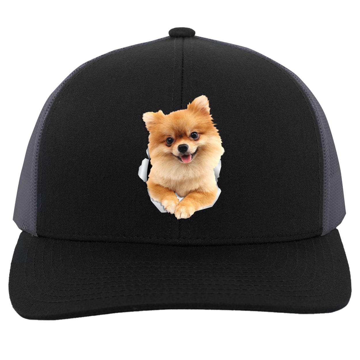104C Trucker Snap Back - Black/Graphite