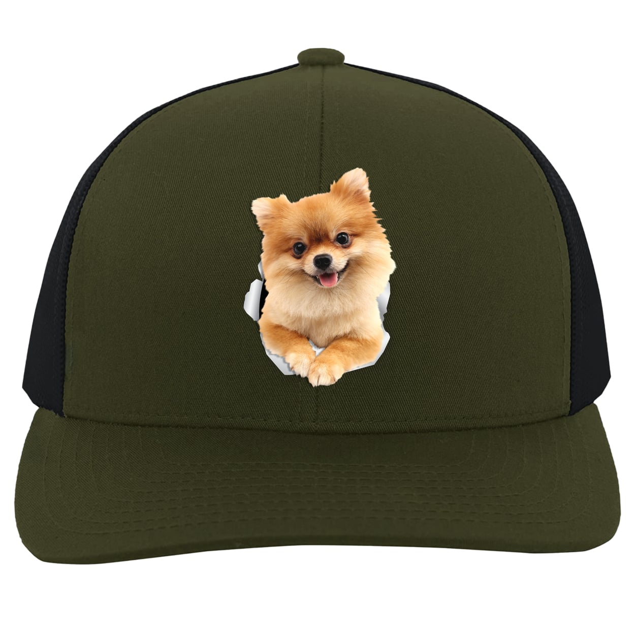 104C Trucker Snap Back - Moss/Charcoal