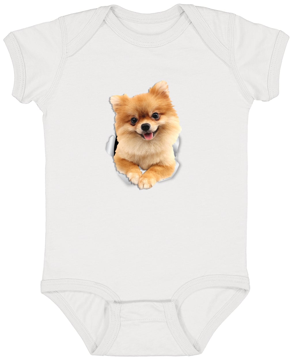 4424 Infant Fine Jersey Bodysuit - White