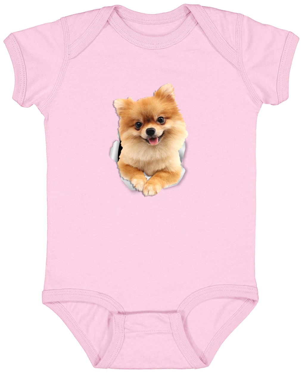 4424 Infant Fine Jersey Bodysuit - Pink