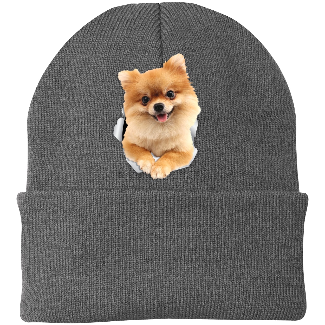 CP90 Port & Company Knit Beanie - Athletic Oxford