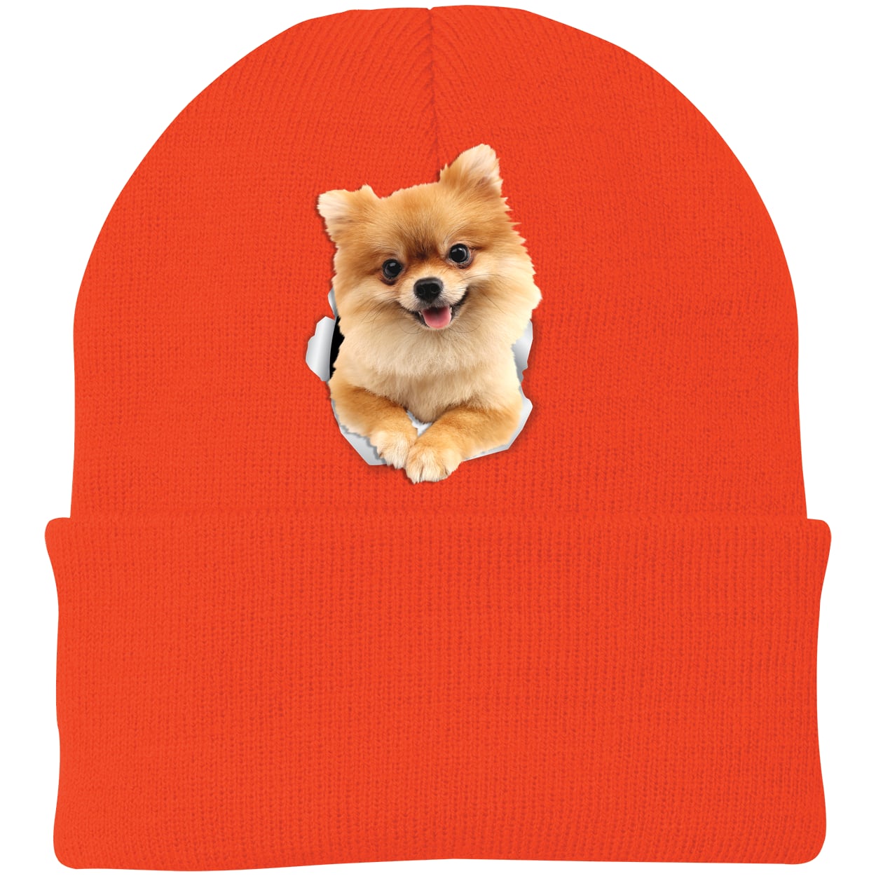 CP90 Port & Company Knit Beanie - Athletic Orange