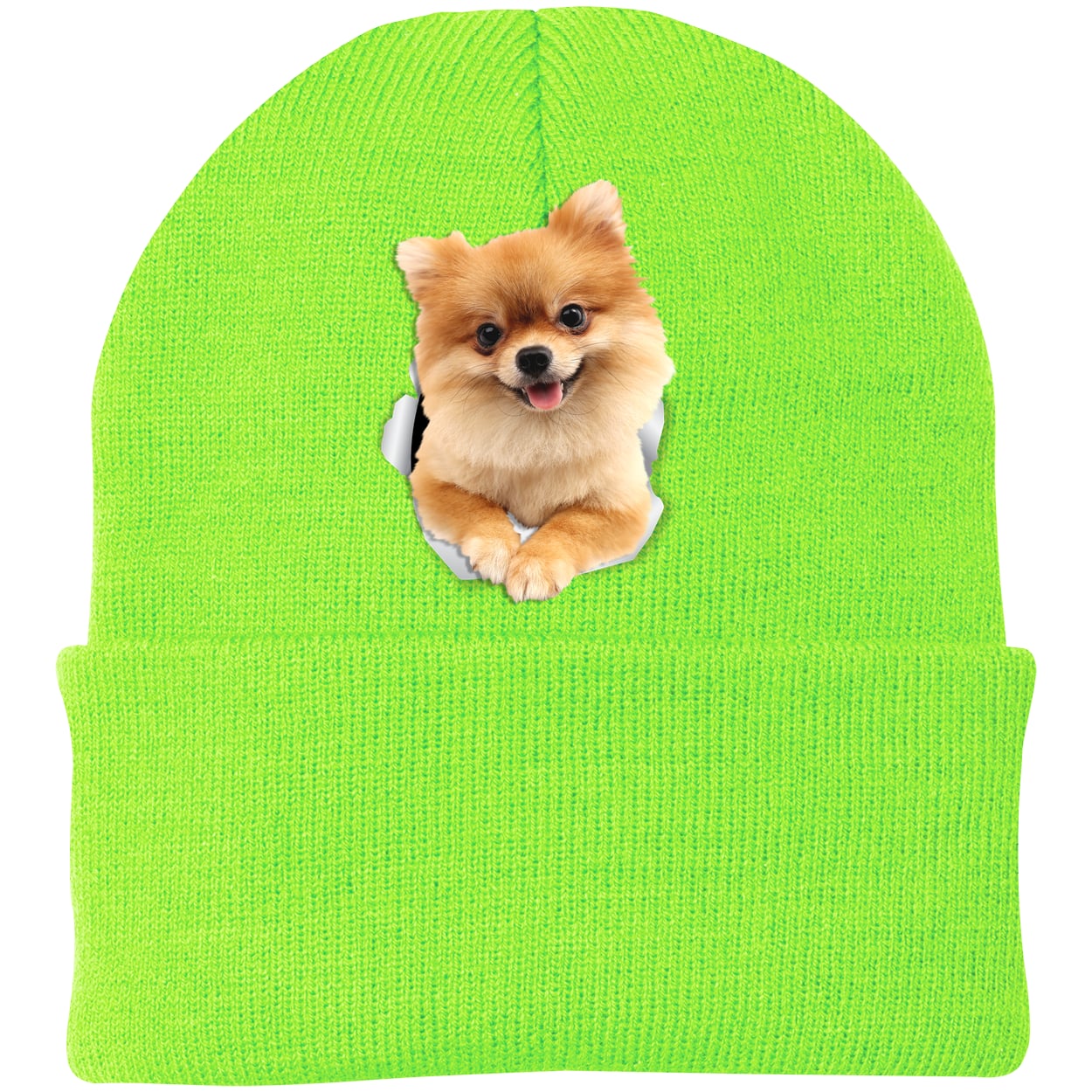 CP90 Port & Company Knit Beanie - Neon Green