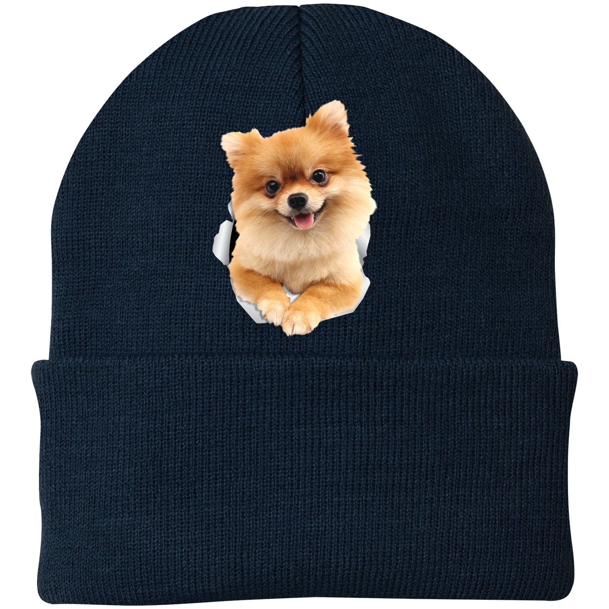 CP90 Port & Company Knit Beanie - Navy