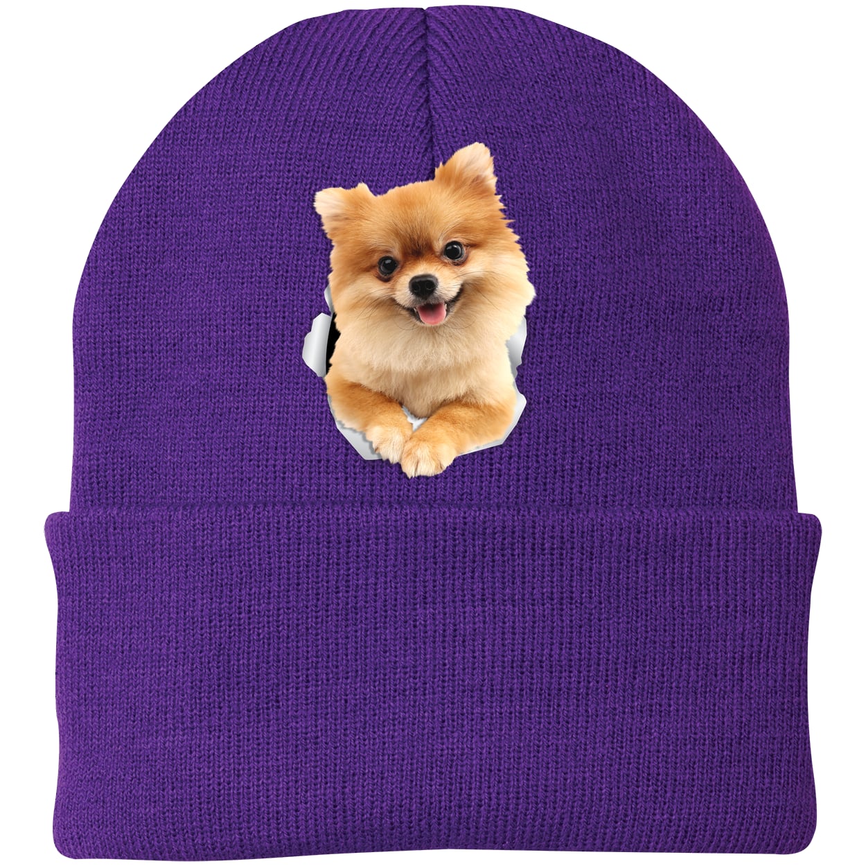 CP90 Port & Company Knit Beanie - Athletic Purple