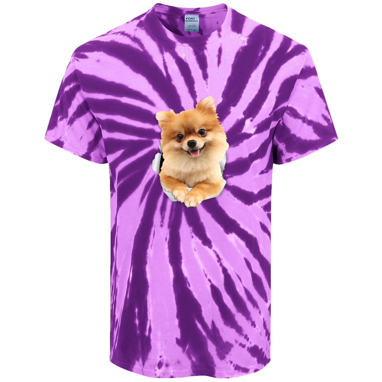 PC147 Port & Company Tie-Dye Tee - Purple