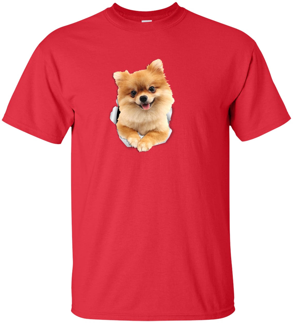 G200T Gildan Mens Tall Ultra Cotton Tee - Red