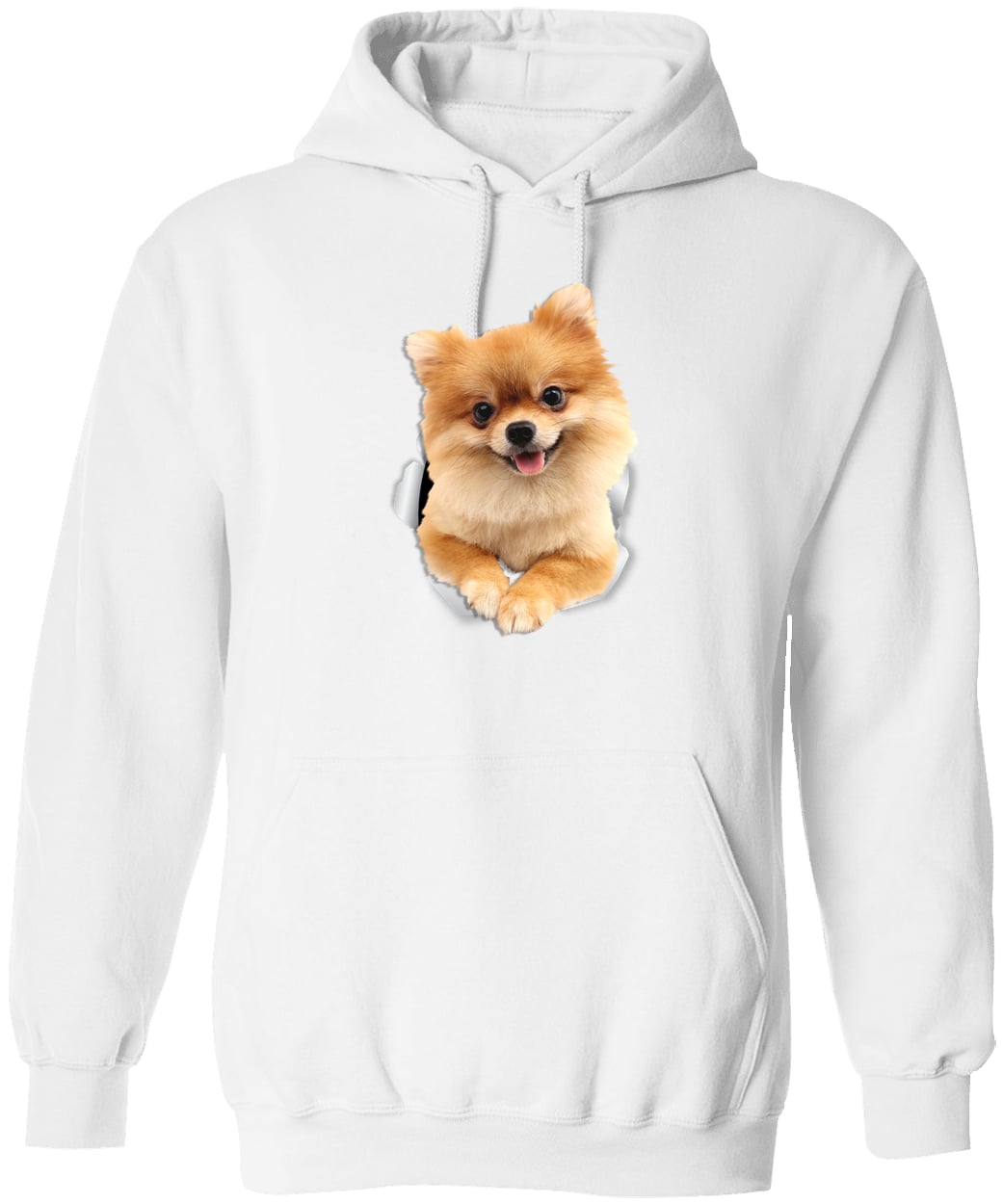 G185 Gildan Pullover Hoodie - White