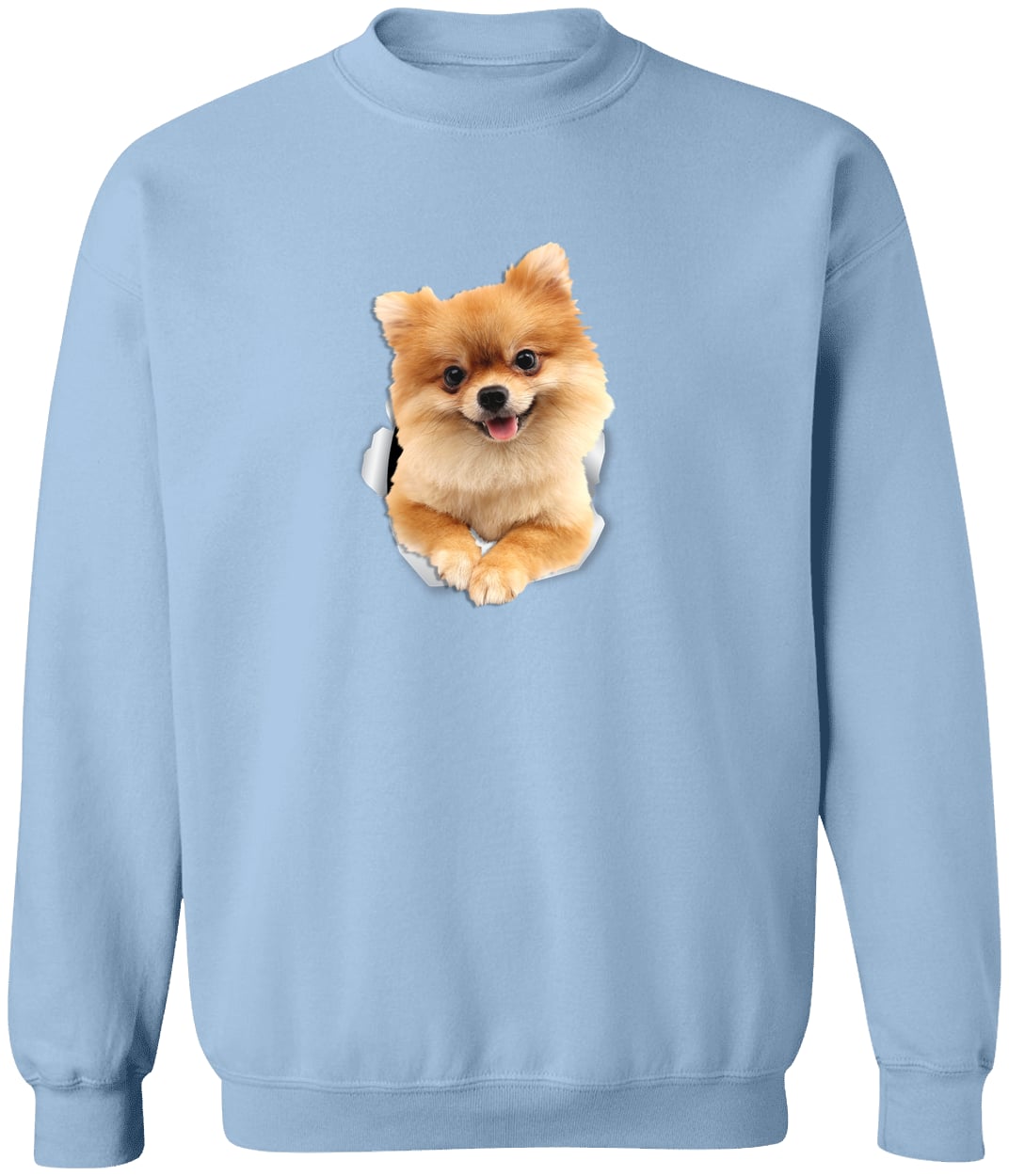 G180 Gildan Crewneck Pullover Sweatshirt - Light Blue