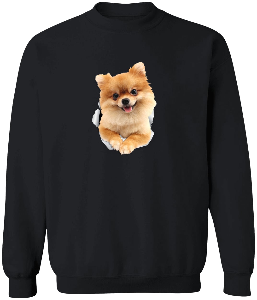 G180 Gildan Crewneck Pullover Sweatshirt - Black