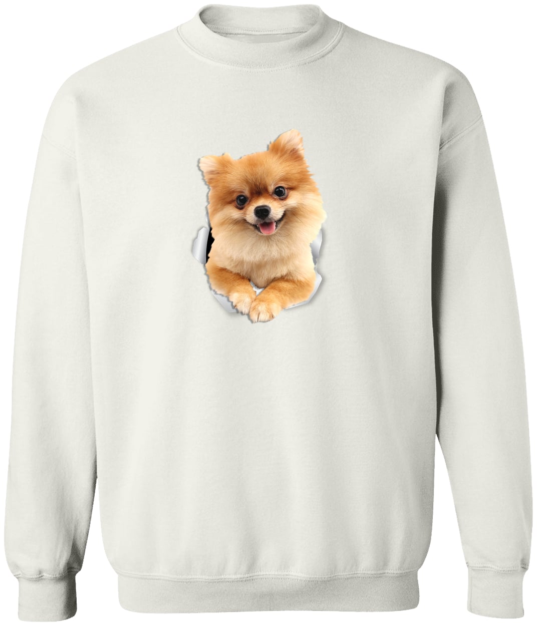 G180 Gildan Crewneck Pullover Sweatshirt - White