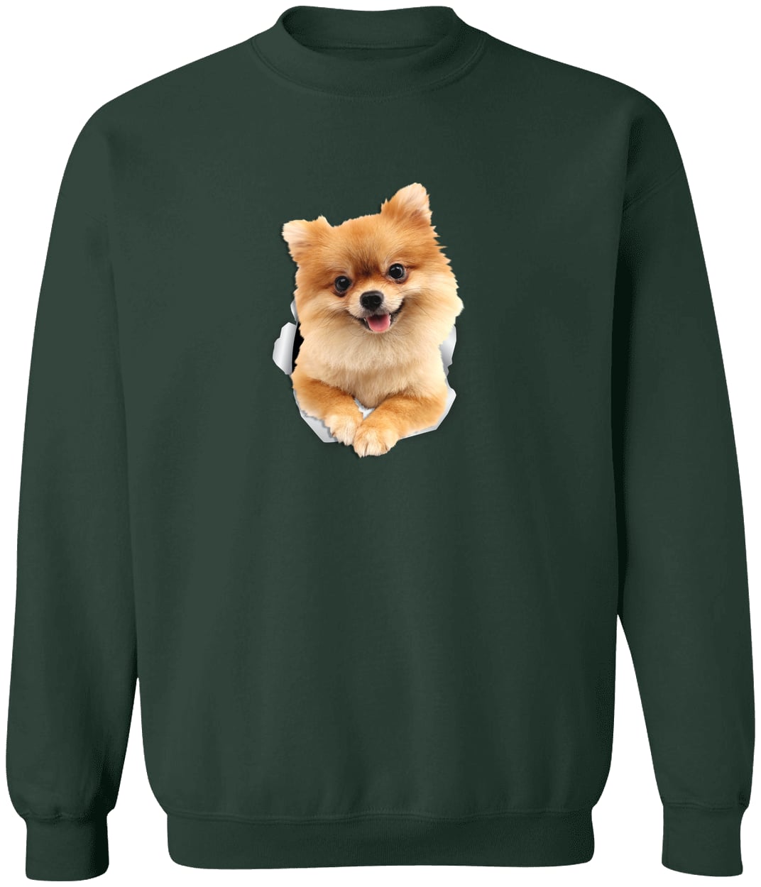 G180 Gildan Crewneck Pullover Sweatshirt - Forest Green