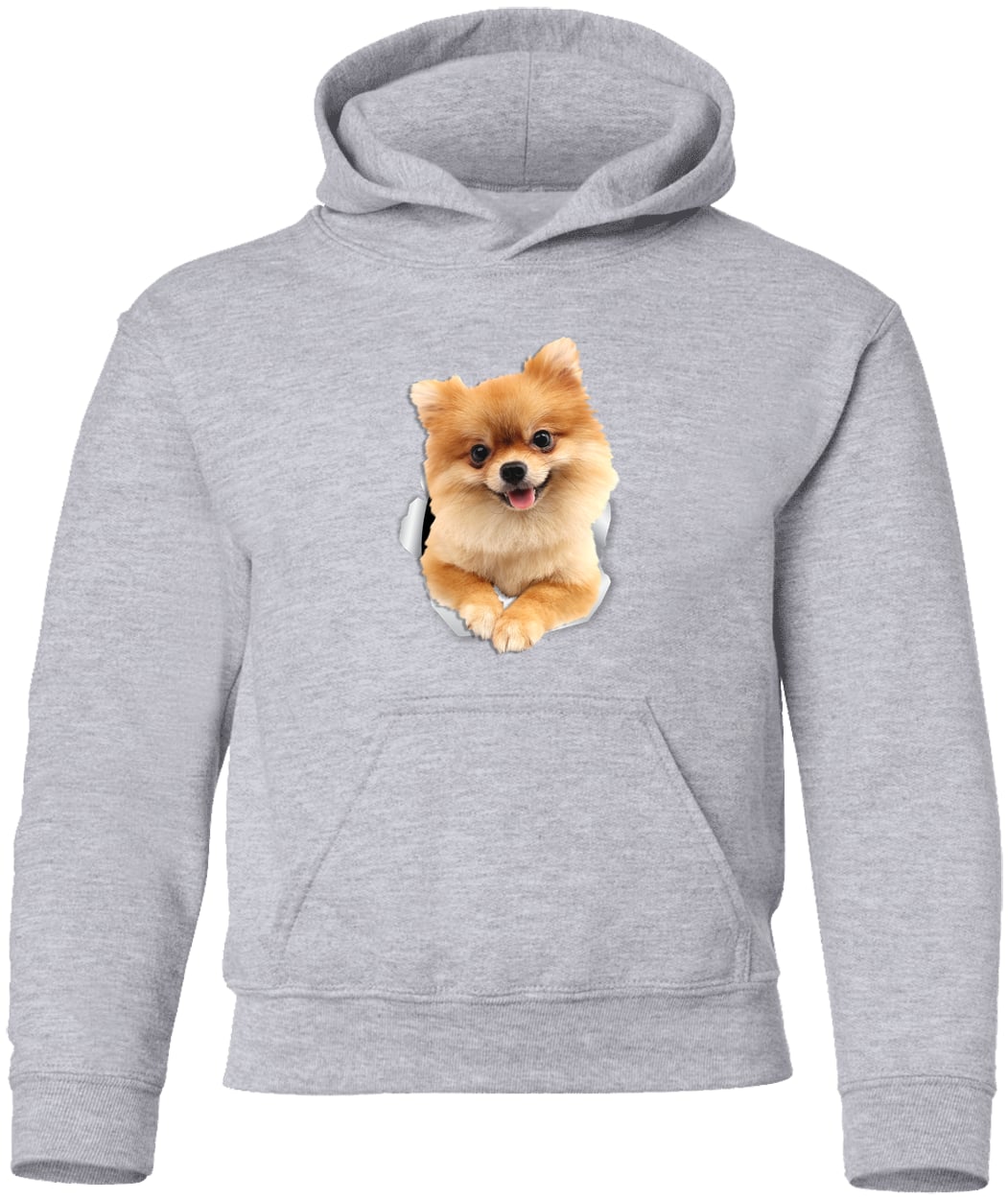 G185B Gildan Youth Pullover Hoodie - Sport Grey