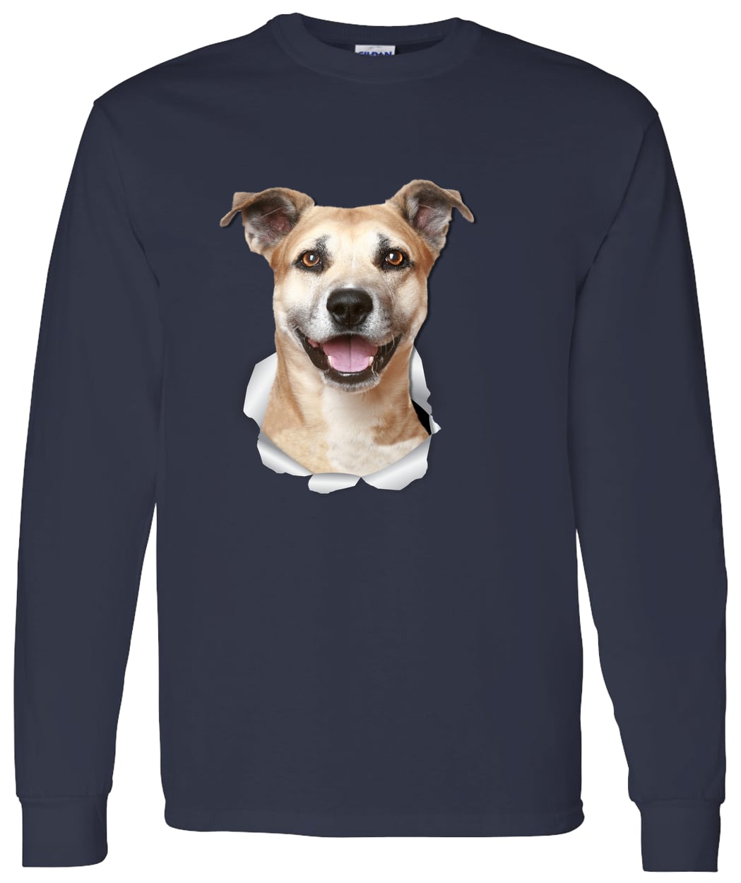 G540 LS T-Shirt 5.3 oz. - Navy