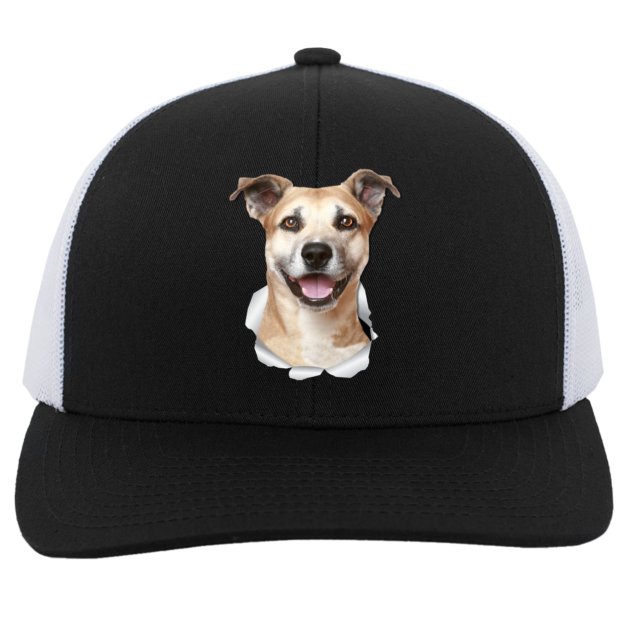 104C Trucker Snap Back - Black/White