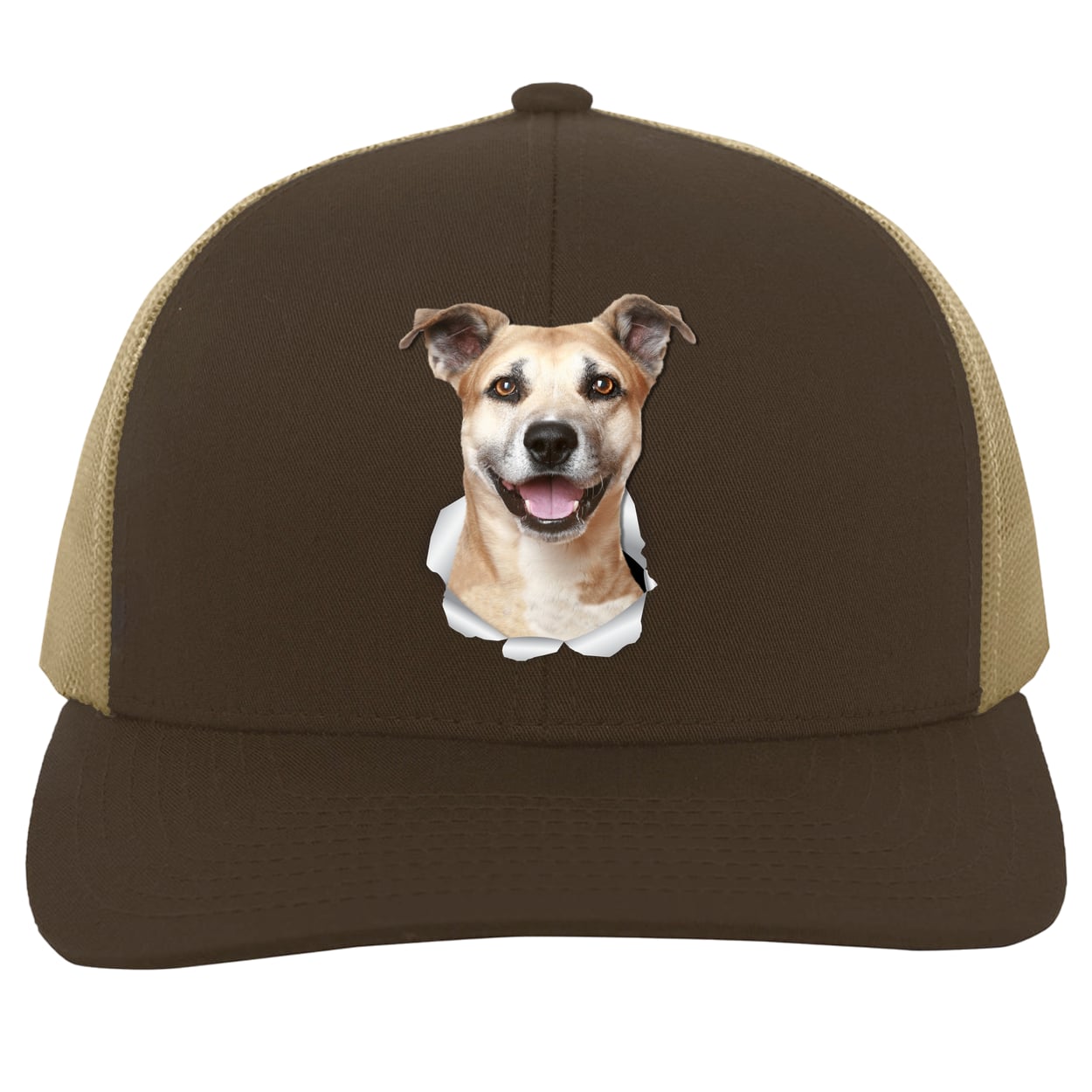 104C Trucker Snap Back - Brown/Khaki
