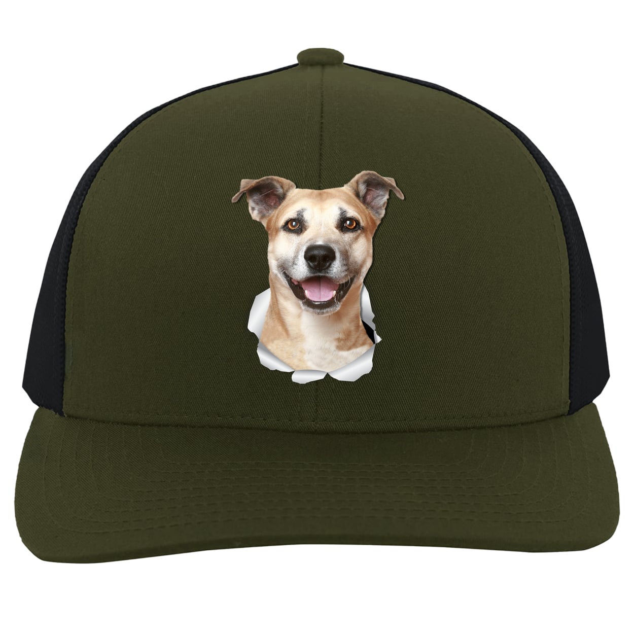 104C Trucker Snap Back - Moss/Charcoal