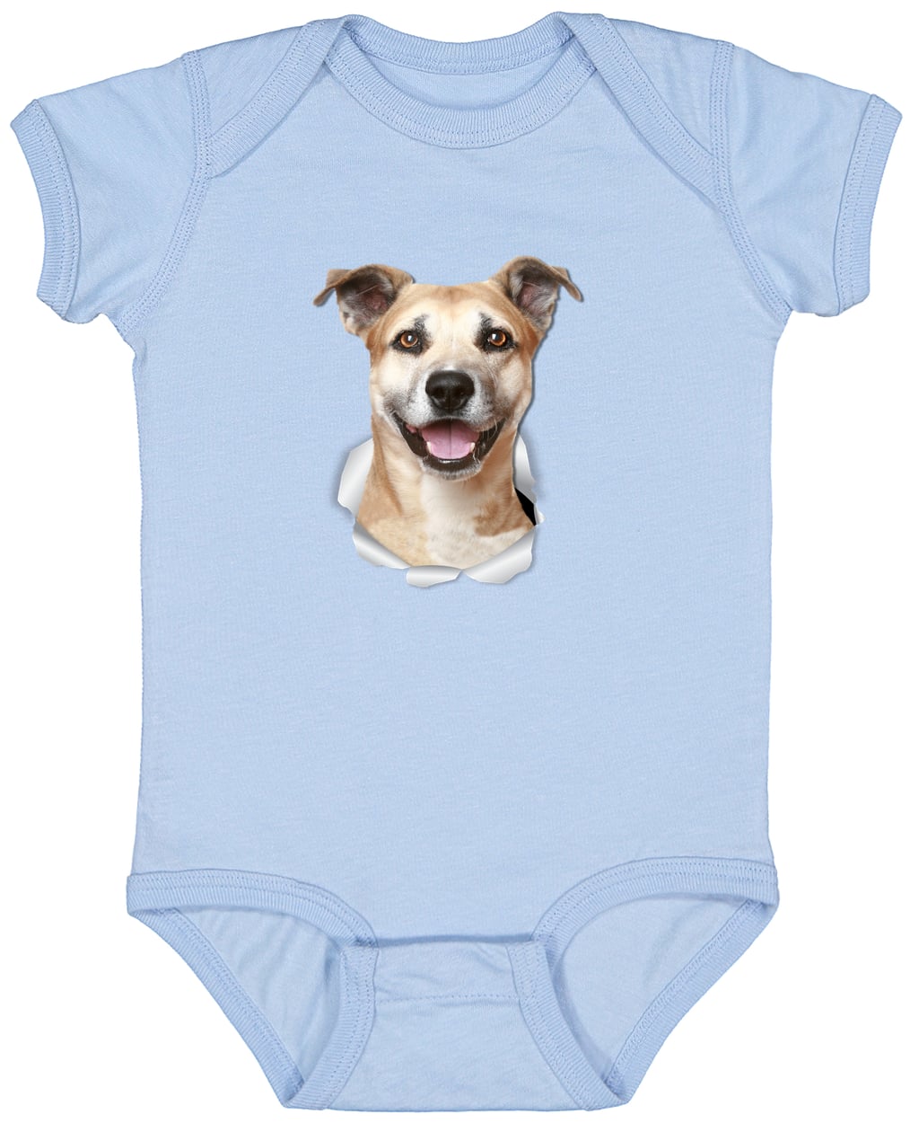 4424 Infant Fine Jersey Bodysuit - Light Blue