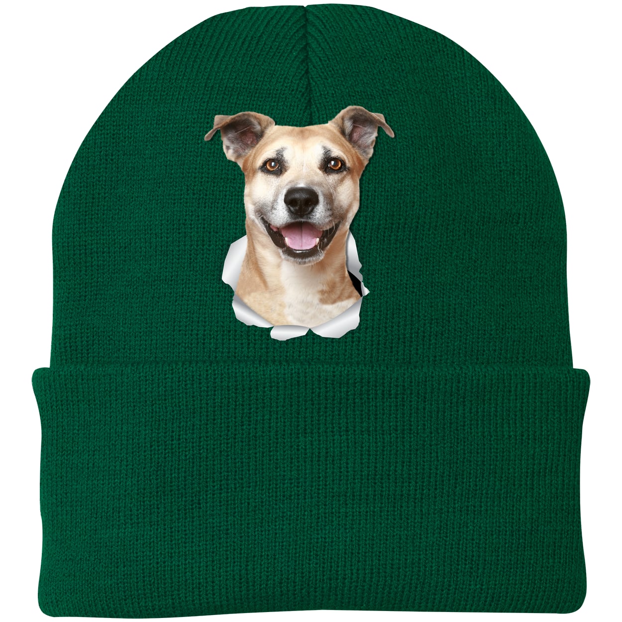 CP90 Port & Company Knit Beanie - Athletic Green