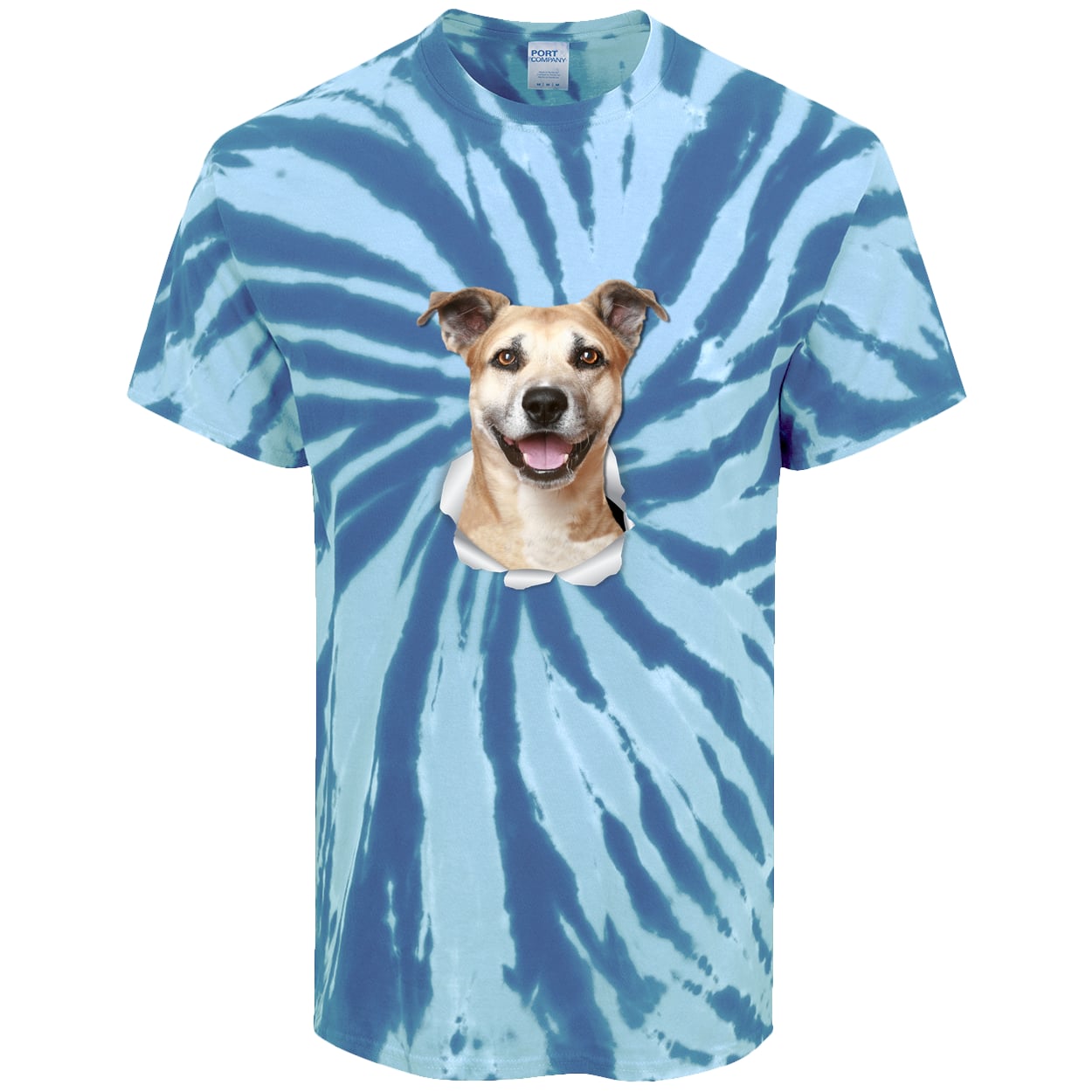 PC147 Port & Company Tie-Dye Tee - Royal