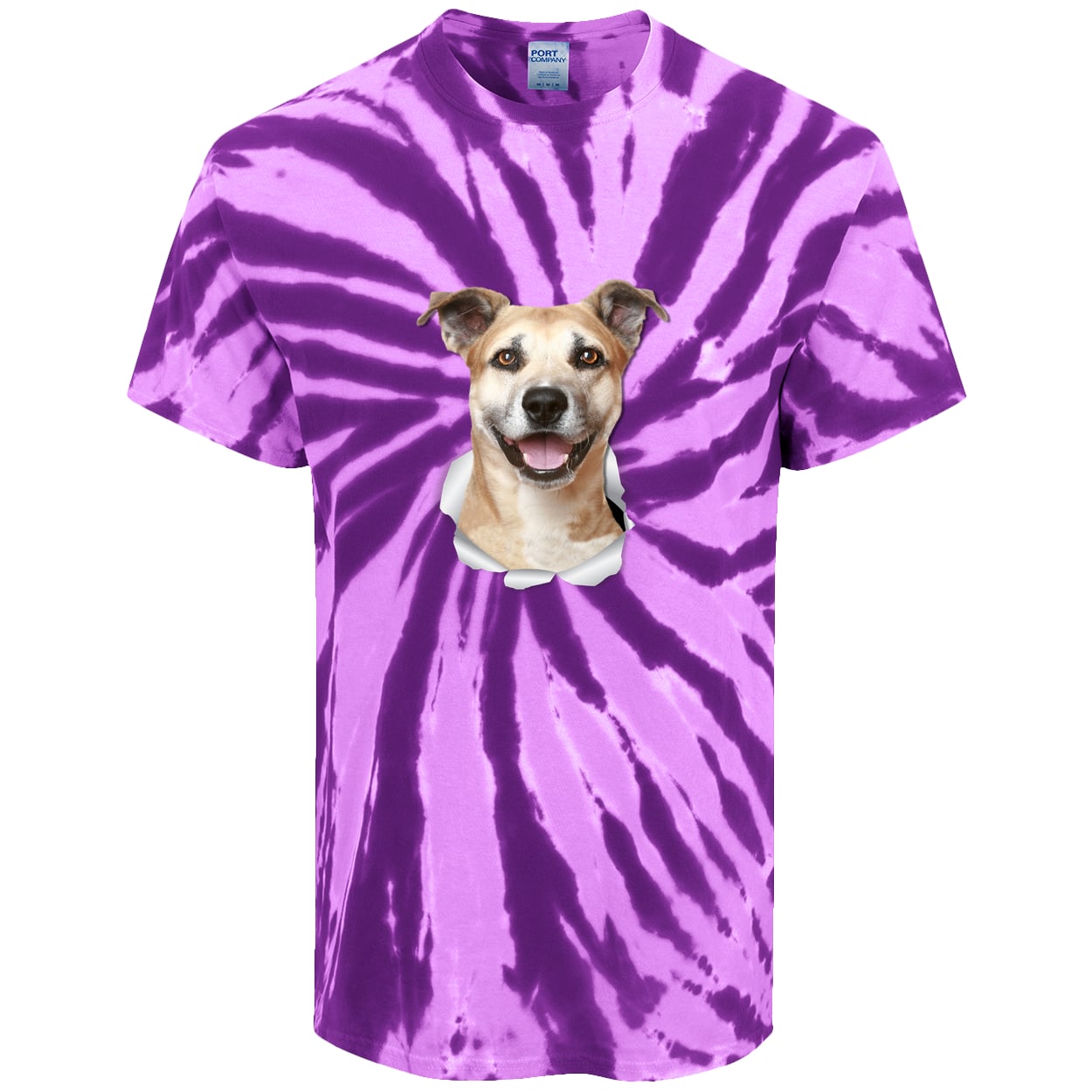 PC147 Port & Company Tie-Dye Tee - Purple