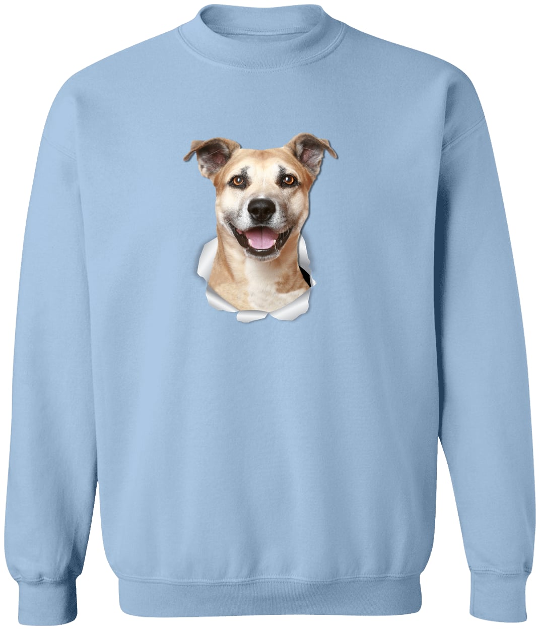 G180 Gildan Crewneck Pullover Sweatshirt - Light Blue