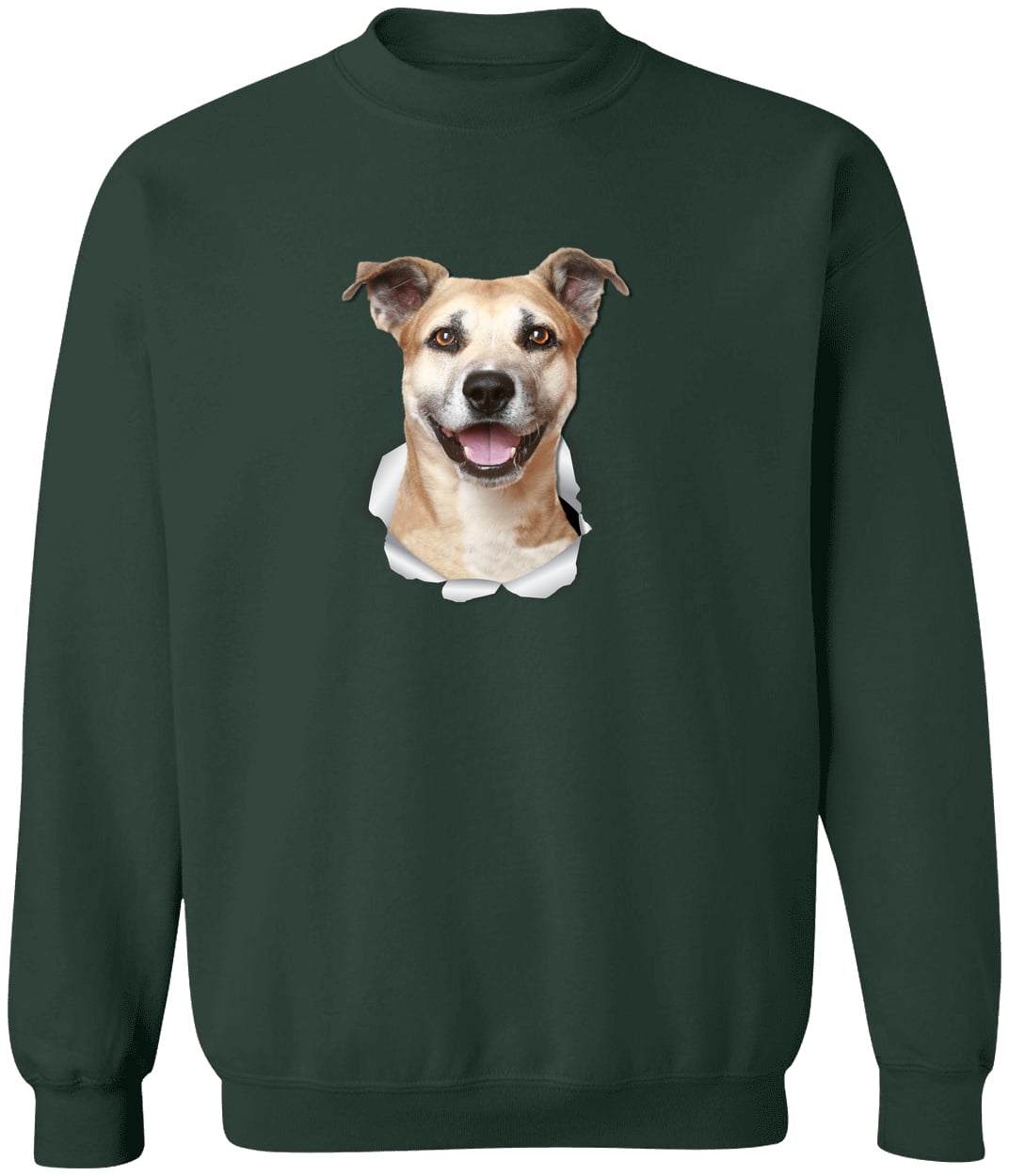 G180 Gildan Crewneck Pullover Sweatshirt - Forest Green