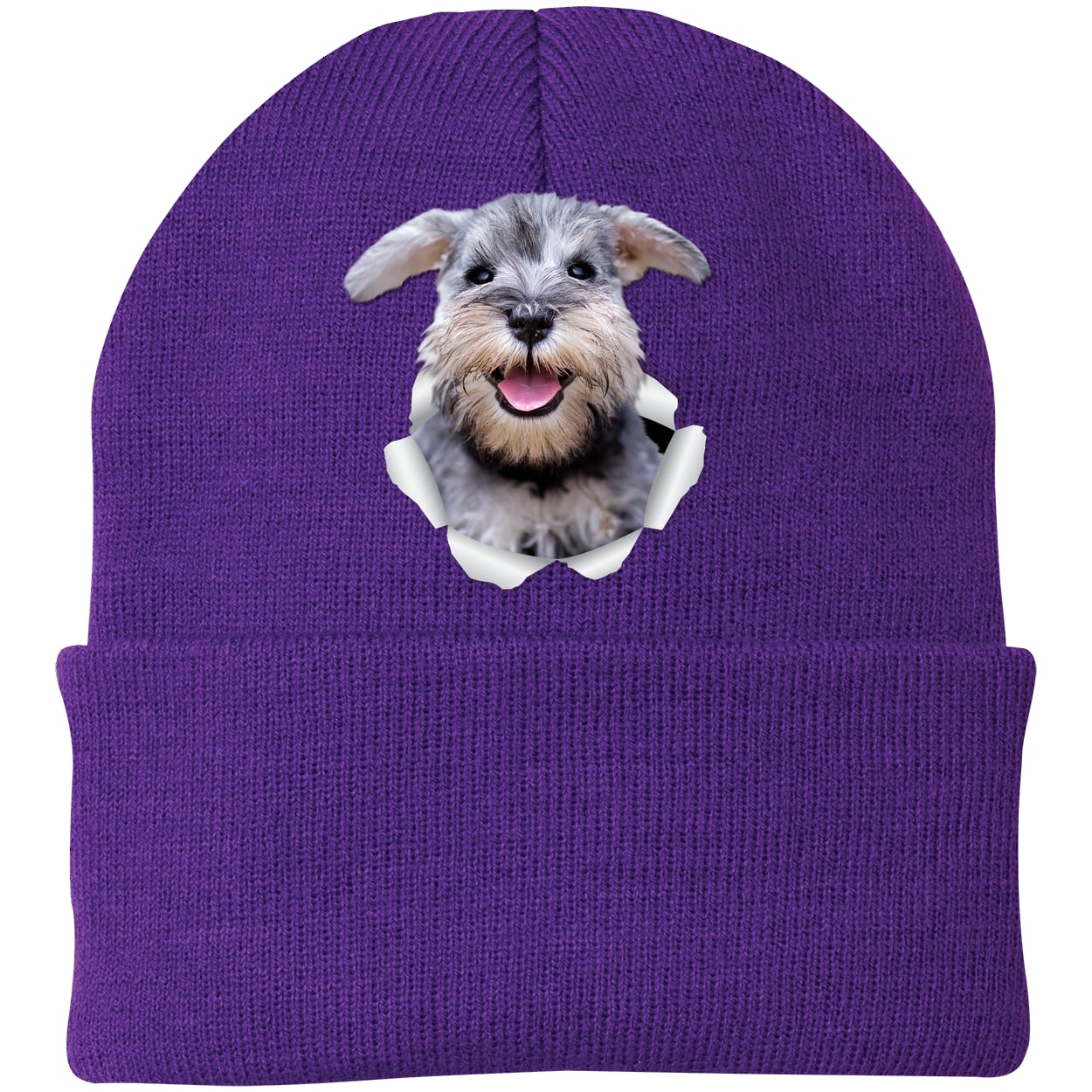 CP90 Port & Company Knit Beanie - Athletic Purple