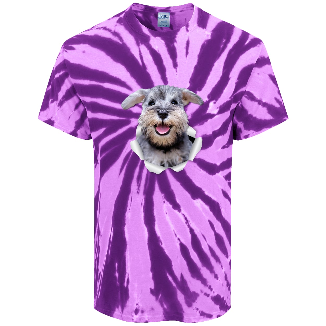 PC147 Port & Company Tie-Dye Tee - Purple