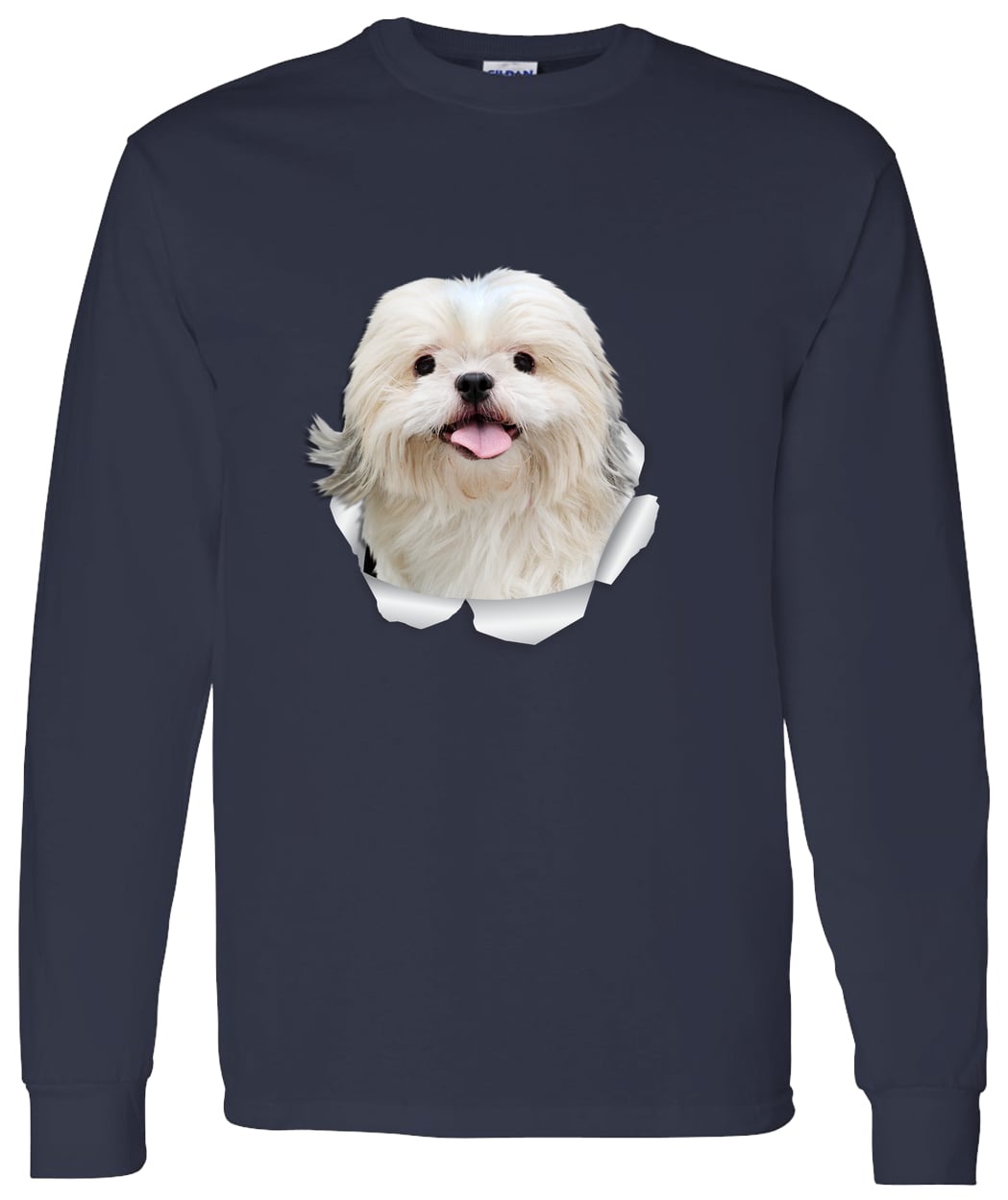 G540 LS T-Shirt 5.3 oz. - Navy