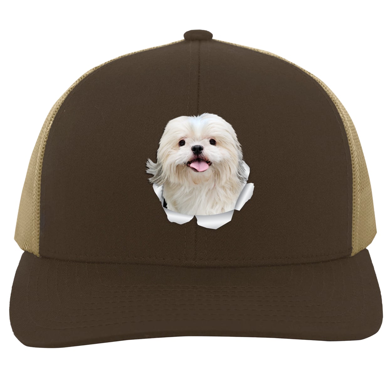 104C Trucker Snap Back - Brown/Khaki