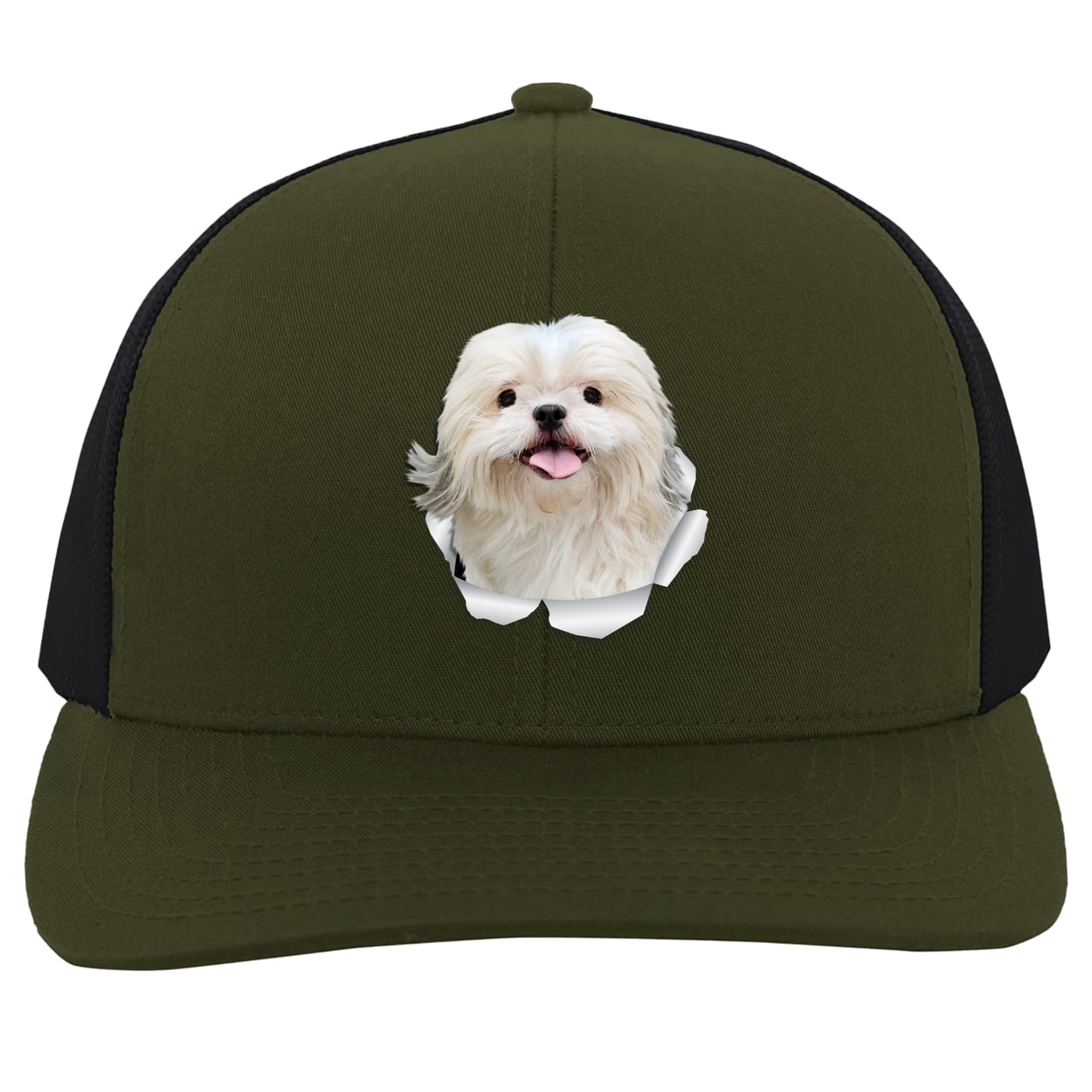 104C Trucker Snap Back - Moss/Charcoal