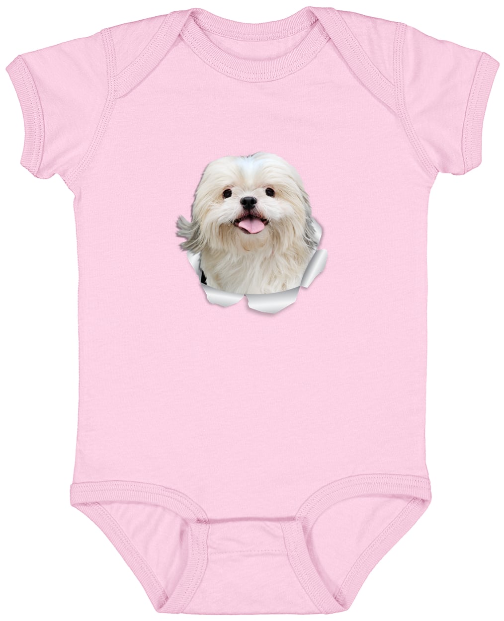 4424 Infant Fine Jersey Bodysuit - Pink