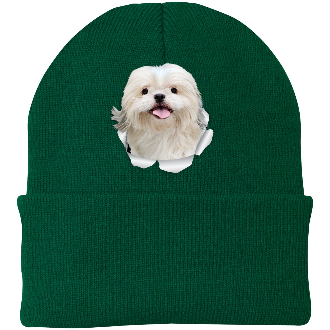 CP90 Port & Company Knit Beanie - Athletic Green
